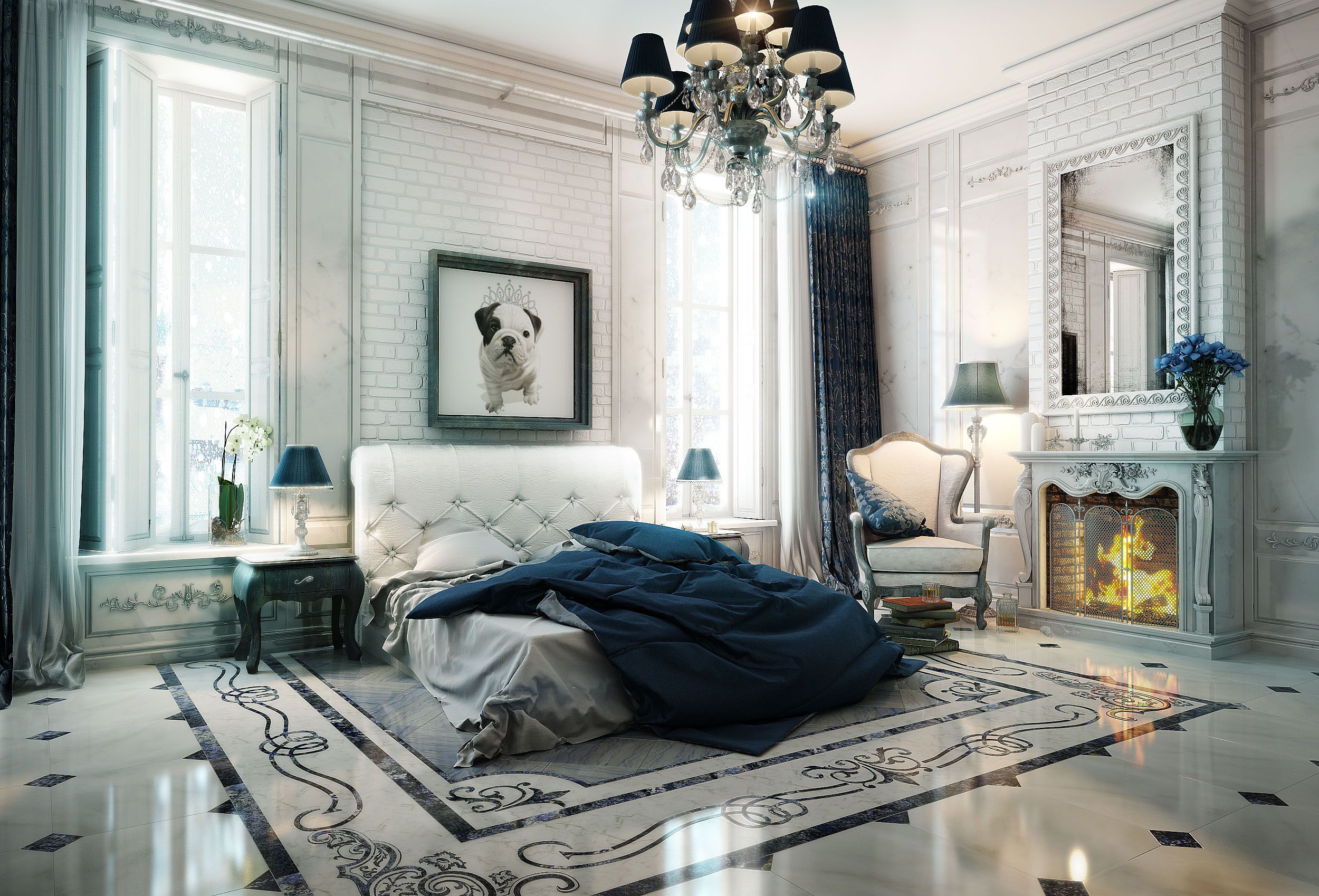 облицовка мраморной плиткой